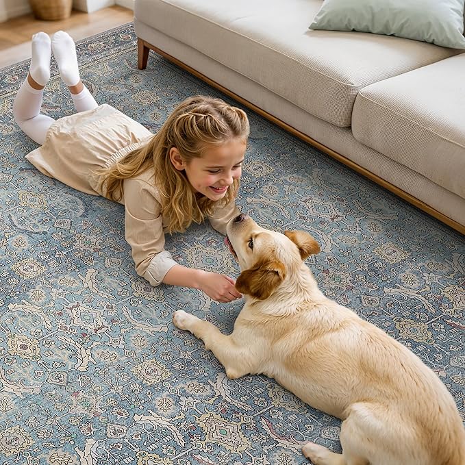 8X10 Area Rugs Machine Washable Rugs - Image 5