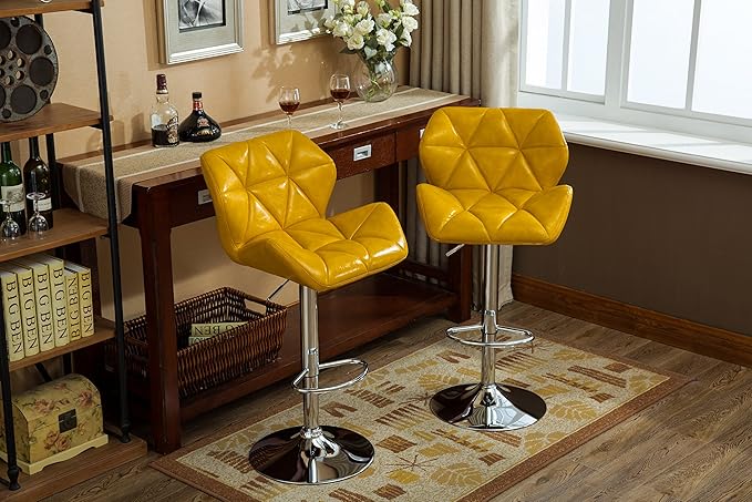 Roundhill Furniture Glasgow Contemporary Tufted Adjustable Height Hydraulic - Image 7