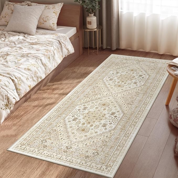 zesthome 2x6 Runner Rug for Hallways, Machine Washable Rug, Non Slip Vintage - Image 6