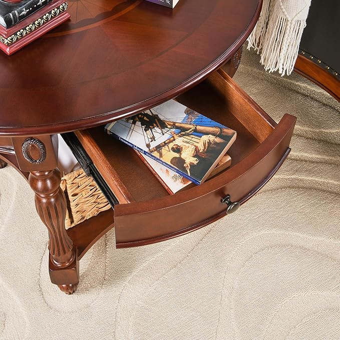 MODERION Solid Wood End Table - Image 7