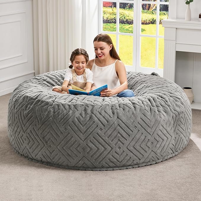 Hobestluk Bean Bag Chairs Adults Beanbag Chair by YourHomeDeservesMore