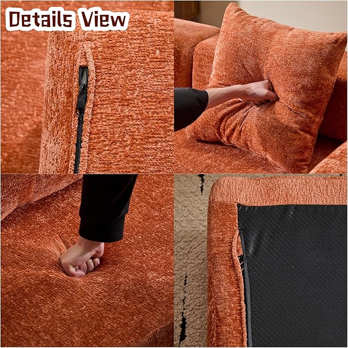 Convertible Sofa Bed, Compression Futon Sofa - Image 6