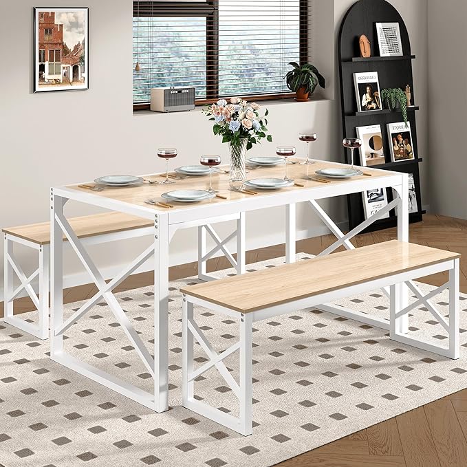 VECELO Kitchen Dining Table Set by VECELO