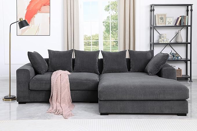 Evan L Shape sectional Sofa for Living Room - Image 3
