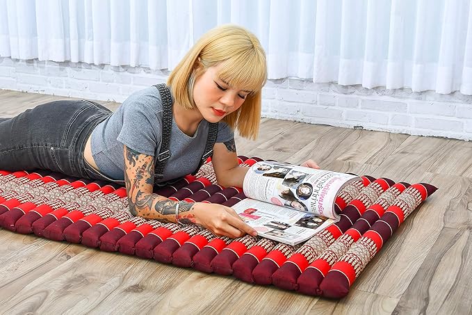 Leewadee - Foldable Floor Mattress - Japanese Roll Up Futon -Trifold Tatami - Image 5