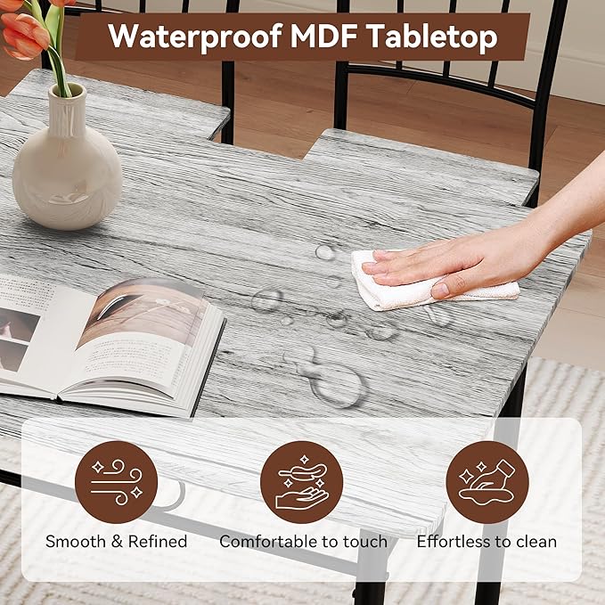 Vipbear Kitchen Dining Table Set - Image 3