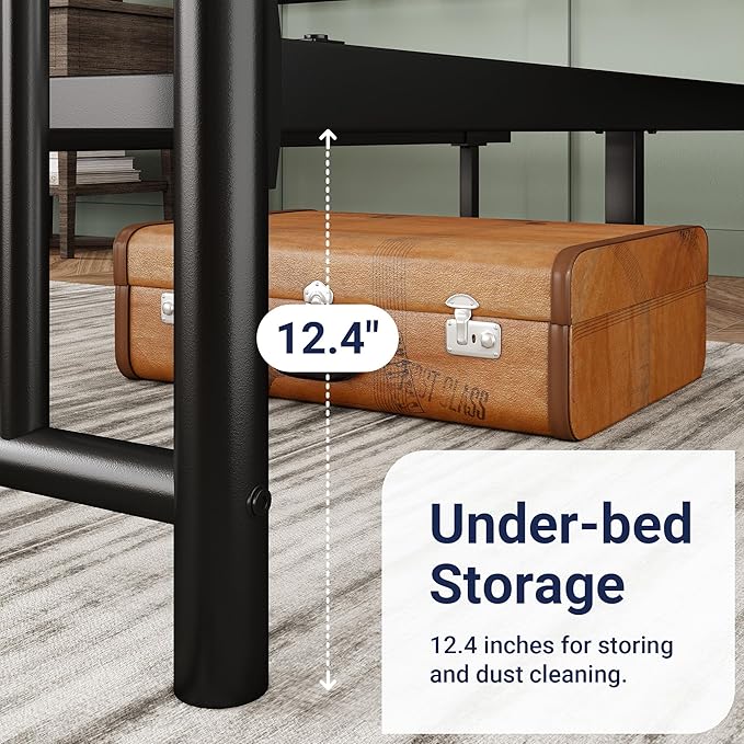 Allewie 14 Inch Queen Size Metal Platform Bed Frame - Image 5