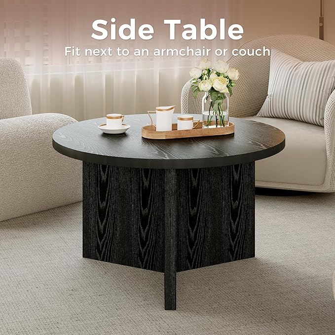 Luoxiao Small Round Coffee Table - Image 4
