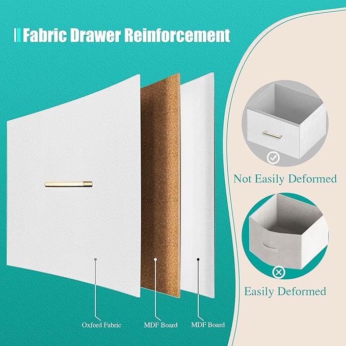 Large Dresser for Bedroom with 18 Drawers, Tall Fabric Storage Cabinet - Image 5