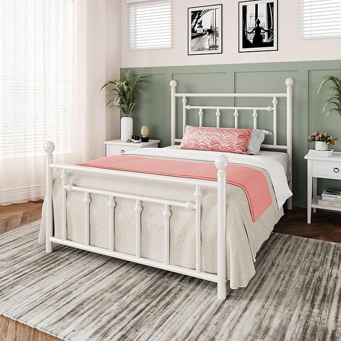 Allewie 14 Inch Twin Size Metal Platform Bed Frame - Image 3