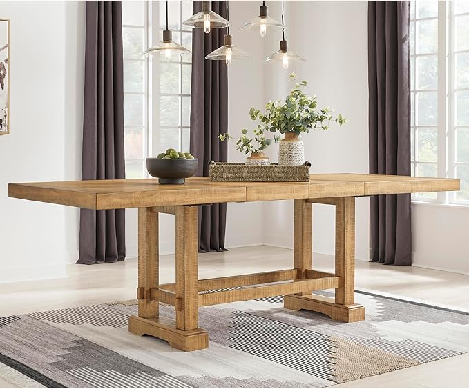 Signature Design by Ashley Havonplane Rustic Distressed Counter Height Dining - Image 2