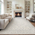 GENIMO 10x14 Area Rugs for Living Room, Machine Washable Non Slip Vintage Rugs by GENIMO