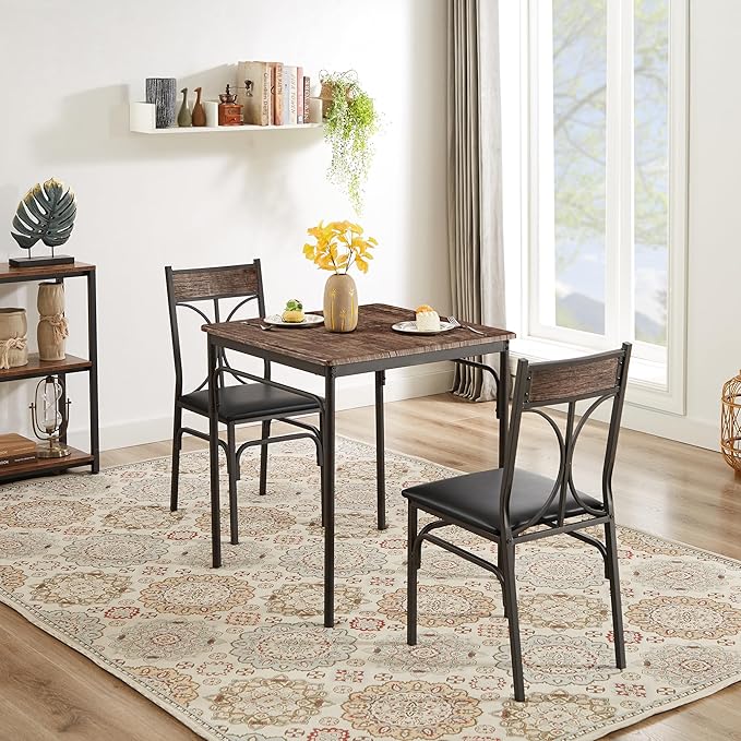VECELO Kitchen Dining Room Table Set - Image 4