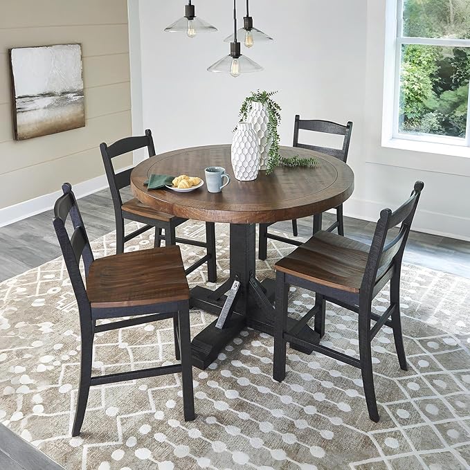 Signature Design by Ashley Valebeck Rustic 24” Counter Height Bar Stool - Image 8
