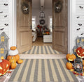 OJIA Tan Washable Outdoor Rug 3'x5', Fall Front Door Mat Outside Entrance by OJIA