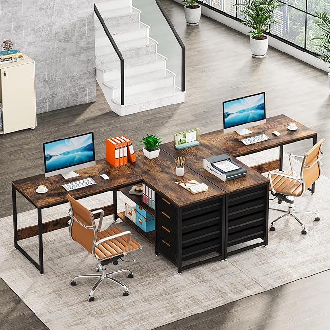 LITTLE TREE 59-Inch L Shaped Desk - Image 4