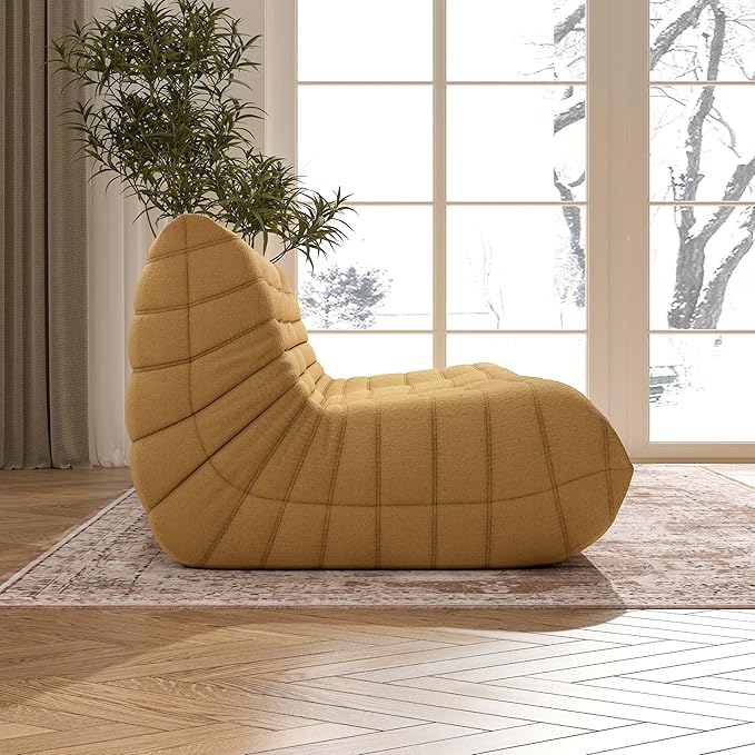 Big Bean Bag Chairs for Adults, 3 Seater Large Bean Bag Chair Sofa, Fireside - Image 7