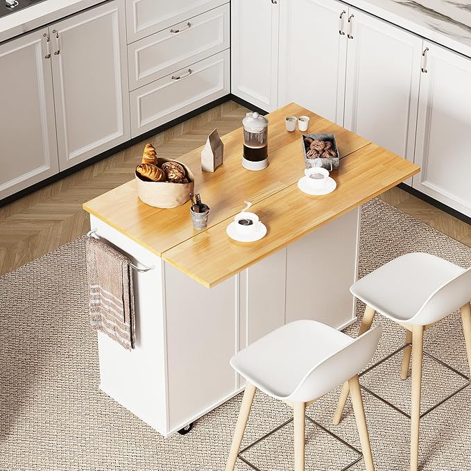 Shintenchi Rolling Kitchen Island Cart by Shintenchi