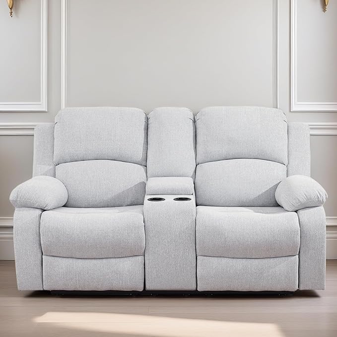 Loveseat Recliner Sofa, Reclining Loveseat Couch - Image 7