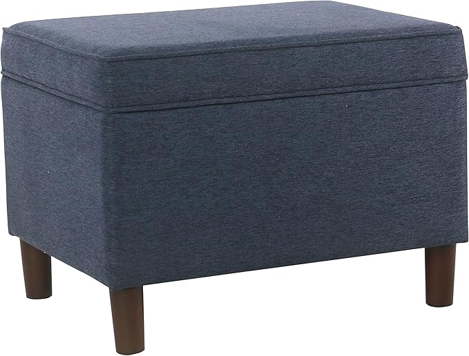 Home Decor | Dinah Collection Modern Storage Ottoman | Ottoman - Image 4