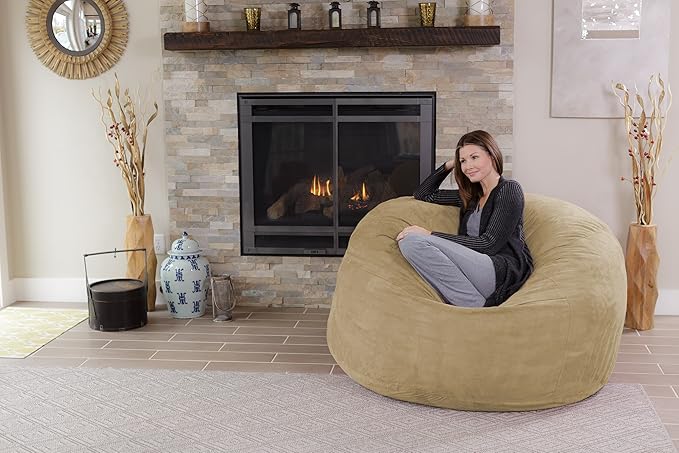 Chill Sack Bean Bag Chair: Giant 5' Memory Foam Furniture Bean Bag - Image 6