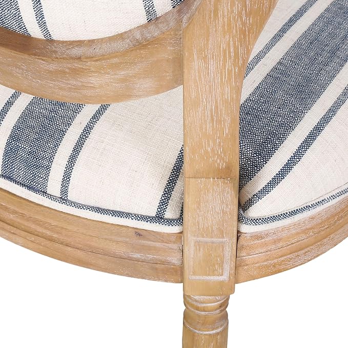Christopher Knight Home Phinnaeus Dining Chair Set, Dark Blue Stripes + Light - Image 12