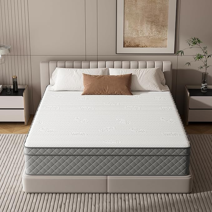 Full Mattress, 12 Inch Hybrid Double Mattress - Image 5