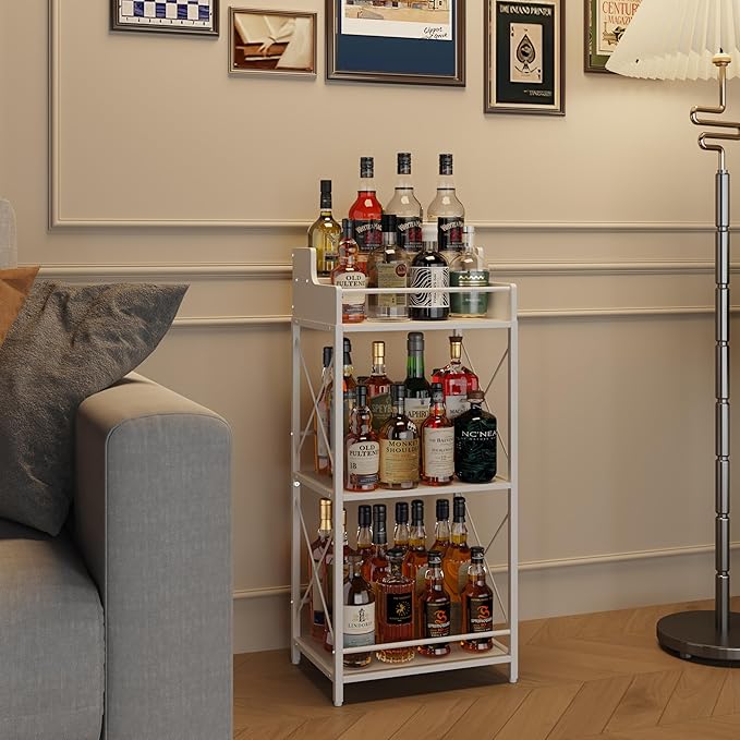 KLM Liquor Bottle Display Shelf, Liquor Cabinet bar - Image 4
