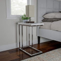 Lavish Home C-Shaped Sofa Side Table by LavishHomeCollection