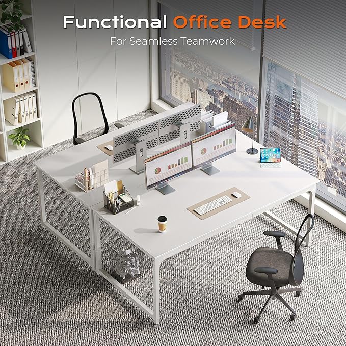 PRAISUN 63 x 29.5 Inch Computer Desk - Image 4