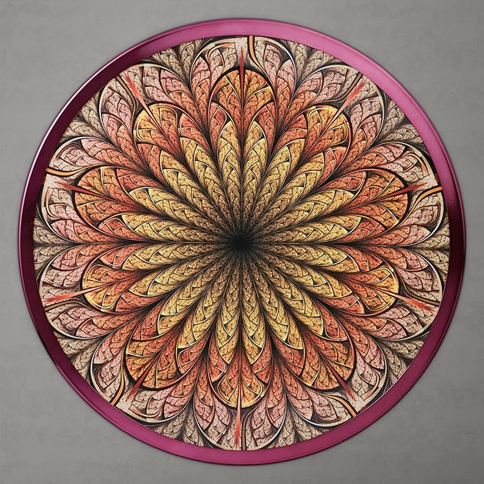 HOMES: Inside + Out Halric Modern 24" Tall Round End Table - Image 11