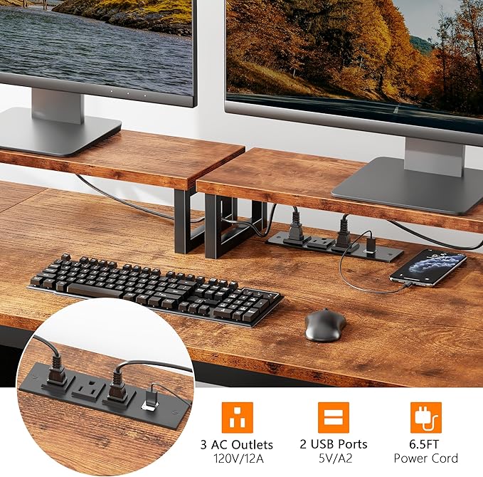 Furologee 55" Computer Desk - Image 5