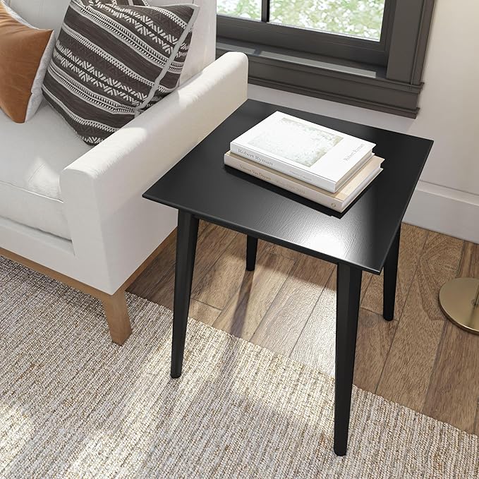 Plank+Beam Mid Century Modern Square Side Table, Couch Side Table, Small End - Image 6