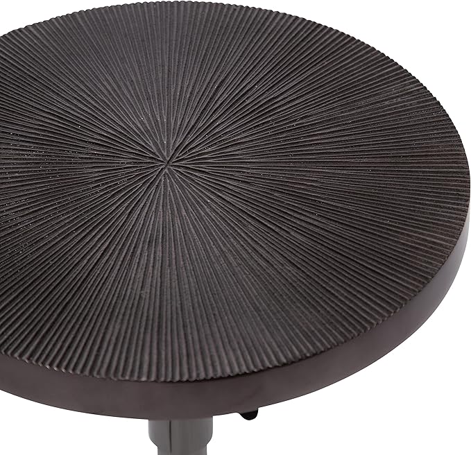 Kate and Laurel Engles Transitional Adjustable-Height Pedestal Drink Table; 10 - Image 6