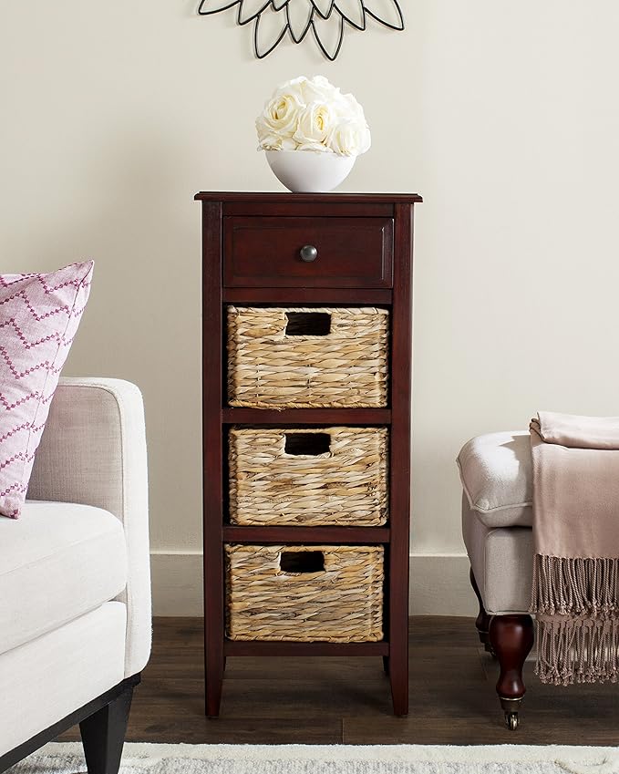 Safavieh American Homes Collection Michaela Cherry Side Table - Image 2