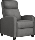 Yaheetech Fabric Recliner Chair Sofa Ergonomic Adjustable Single Sofa by Yaheetech