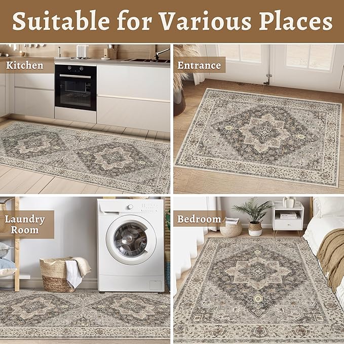 Tangsoo 6x9 Area Rug Washable Rug - Image 6