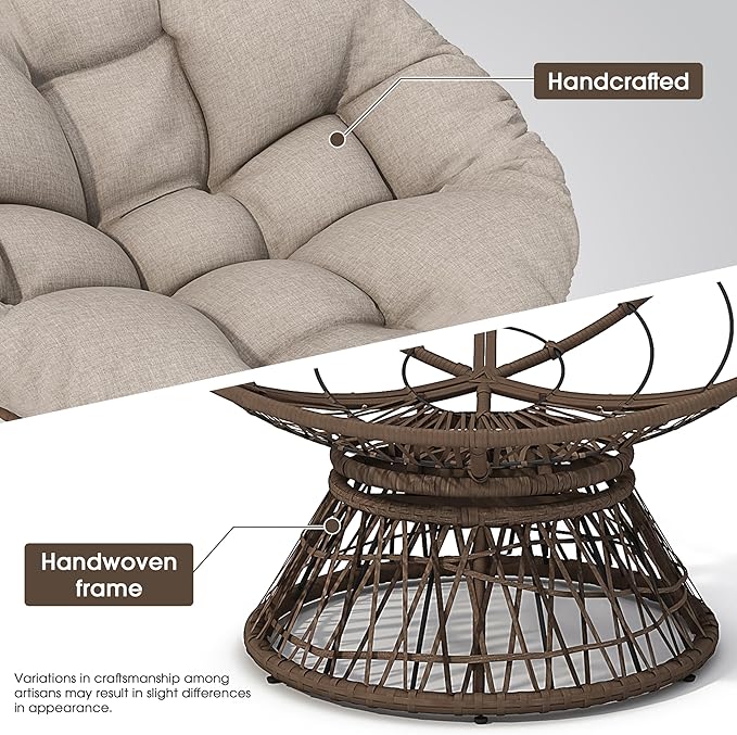 Ball & Cast Ergonomic Wicker Chair - Image 5