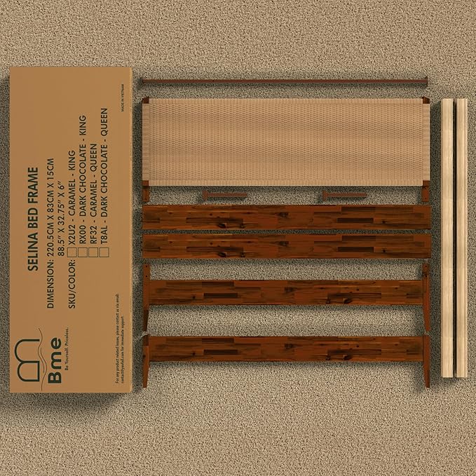 Bme Selina King Bed Frame and Headboard - Image 8