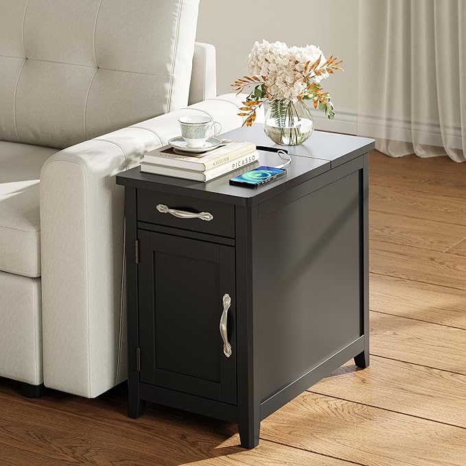 LINSY HOME Farmhouse End Table - Image 2