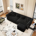 KEIKI 3-in-1 Velvet Chesterfield Sofa Bed by Unknown