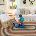 Homespice Chester Braided Area Rugs 4x6' Oval by Homespice