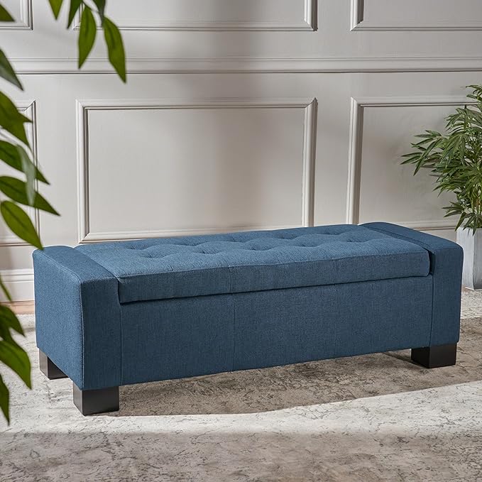 Ball & Cast 50.8" Upholstered Storage Ottoman by BallCast
