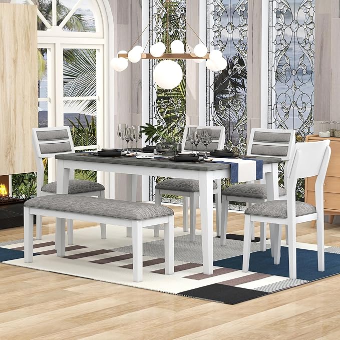 Ball & Cast 6-Piece Dining Table Set - Image 2