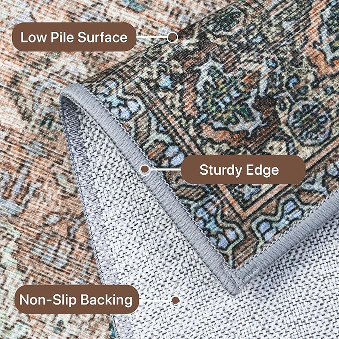 10X12 Area Rugs Machine Washable Rugs - Image 6