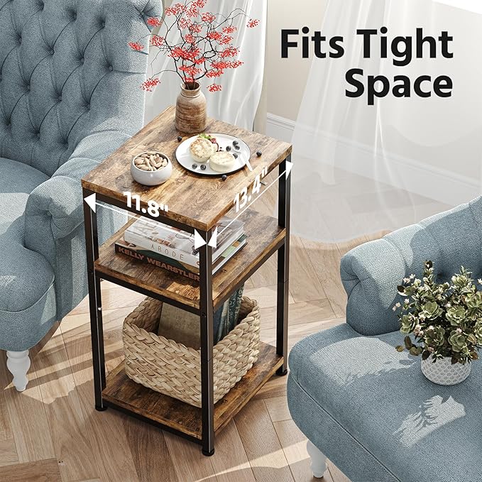 Simple Trending 3 Tier End Table, Side Table Sofa Couch Table - Image 4