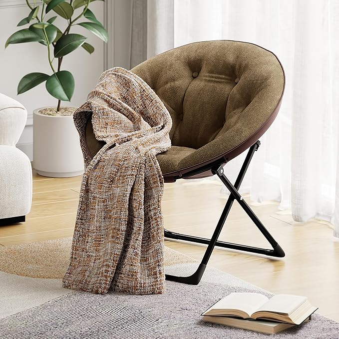 Saucer Chair, XL Foldable Lounge Chair - Image 8