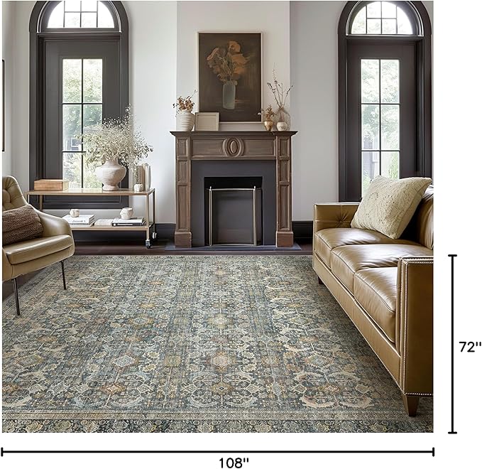 6X9 Area Rugs Machine Washable Rugs - Image 2