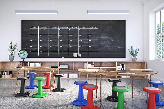 ActiveChairs Kids Wobble Stool, Flexible Elementary Classroom Seating, Improves - Image 7