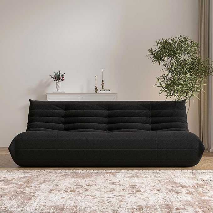 Big Bean Bag Chairs for Adults, 3 Seater Large Bean Bag Chair Sofa, Fireside - Image 4